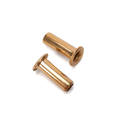 Roestvrij staal messing holle buisvormige rivet DIN7340 met heldere afwerking JIS standaard ongecoat