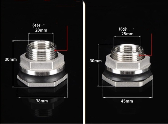 Gelijke tepelverbinding Koperen watertankverbinding 1/2&quot; 3/4&quot; 1&quot; Mannelijke Messing Pipe Single Loose Key Swivel Fittings Nut Jointer