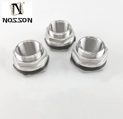 Gelijke tepelverbinding Koperen watertankverbinding 1/2&quot; 3/4&quot; 1&quot; Mannelijke Messing Pipe Single Loose Key Swivel Fittings Nut Jointer