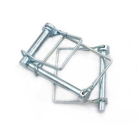 Snel loskoppelingen zware draad slotspeld voor aanhangwagens 1/4 &quot; Square Tab Snapper Hitch Pin gemaakt van A2 roestvrij staal