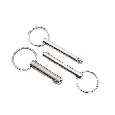 Rustvrij staal snel loslaten ballen slot trek handgreep detent ring pin met heldere afwerking en langere levensduur TiCN coating