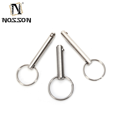 Rustvrij staal snel loslaten ballen slot trek handgreep detent ring pin met heldere afwerking en langere levensduur TiCN coating