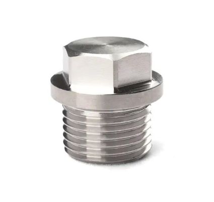 ALLOY Precision roestvrij staal DIN910 Hexagonale kopplug schroeven met flens 10 Zinkgeplatte opties