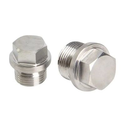 ALLOY Precision roestvrij staal DIN910 Hexagonale kopplug schroeven met flens 10 Zinkgeplatte opties