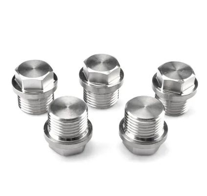 ALLOY Precision roestvrij staal DIN910 Hexagonale kopplug schroeven met flens 10 Zinkgeplatte opties