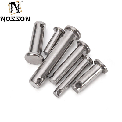 Langere levensduur TiCN Afwerking 304 roestvrij staal Platkop Cylindrische pin met gat en staal slot Cotter Pin Standard DIN94