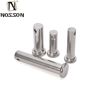 Langere levensduur TiCN Afwerking 304 roestvrij staal Platkop Cylindrische pin met gat en staal slot Cotter Pin Standard DIN94