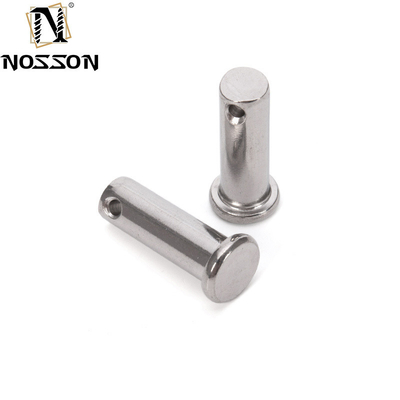 Langere levensduur TiCN Afwerking 304 roestvrij staal Platkop Cylindrische pin met gat en staal slot Cotter Pin Standard DIN94