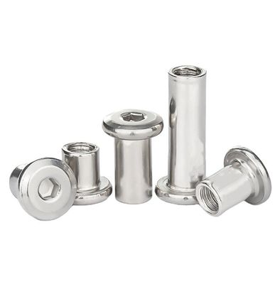 8.8 roestvrij staal van de kwaliteit M3 M4 M5 M6 M8 M10 Sleeve Barrel Nut met ZINK PLATED Finish en Imperial Measurement System