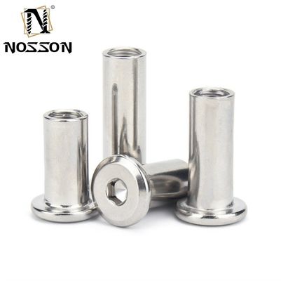 8.8 roestvrij staal van de kwaliteit M3 M4 M5 M6 M8 M10 Sleeve Barrel Nut met ZINK PLATED Finish en Imperial Measurement System