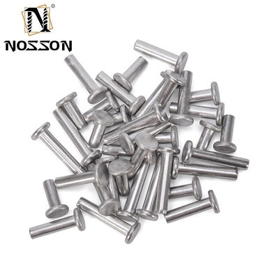 ANSI/ASME Standard Flat Head Solid Rivet Bright Finish en roestvrij staal/aluminium materiaal voor zware toepassingen