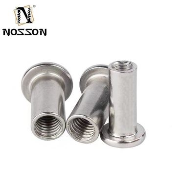 M5 M6 M8 M10 M12 Flat Head Socket Head Furniture Connector Sleeve Barrel Nut met DIN standaard roestvrijstalen materiaal