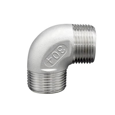 Gegooid roestvrij staal 304/316 Union Elbow voor watervoorziening Nippel Connector Gedrukt loodgietersmateriaal Pipe Fitting