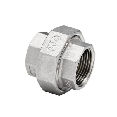 Gegooid roestvrij staal 304/316 Union Elbow voor watervoorziening Nippel Connector Gedrukt loodgietersmateriaal Pipe Fitting