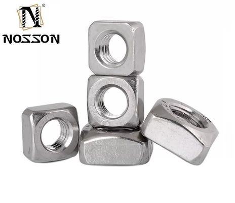 Zwarte oxide afwerking roestvrij staal M3 M5 M6 M12 moer Kleine zijkantbout en moeren 316 Countersunk hoofd Vierkante moeren ANSI standaard