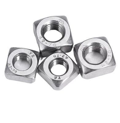 Zinkgeplatte roestvrij staal DIN Standard Thin Square Nut voor bevestigingsproduct in voedingsmiddelen en dranken