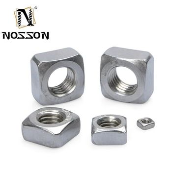 Zinkgeplatte roestvrij staal DIN Standard Thin Square Nut voor bevestigingsproduct in voedingsmiddelen en dranken