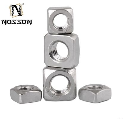 Zinkgeplatte roestvrij staal DIN Standard Thin Square Nut voor bevestigingsproduct in voedingsmiddelen en dranken