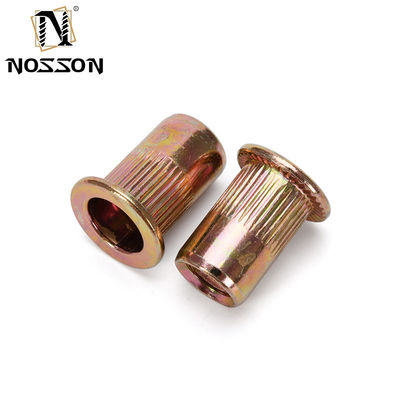 304 roestvrij staal M6 Kleine 90 Countersunk Flat Head Threaded Tubular Hexagon Rivet Nut voor waterbehandeling DIN Standard