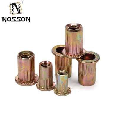 304 roestvrij staal M6 Kleine 90 Countersunk Flat Head Threaded Tubular Hexagon Rivet Nut voor waterbehandeling DIN Standard