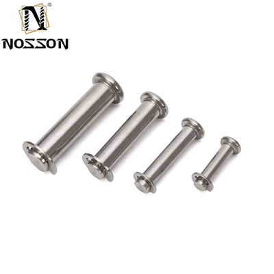 DIN1444 Standard Clevis Pins Non-Thread Round Flat Head Safety Lock Pin met R Clip Hole in aangepast roestvrij staal