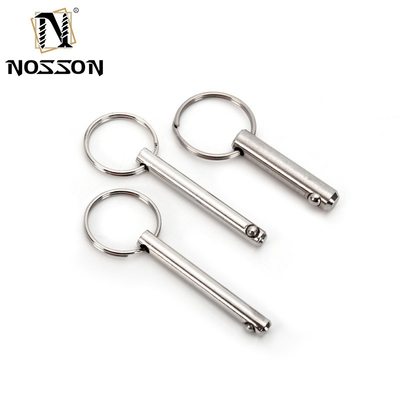 Algemene industrie Zelfvergrendelend Veergeladen Ball Lock Snelle Release Pins M5 M6 M8 Roestvrij staal Lijn Array Drukknop Handle voor Audio