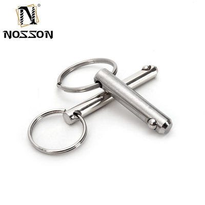 Algemene industrie Zelfvergrendelend Veergeladen Ball Lock Snelle Release Pins M5 M6 M8 Roestvrij staal Lijn Array Drukknop Handle voor Audio