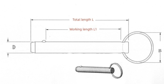 Air Shipping Zilver roestvrij staal snel loslaten pin voor Bimini top corrosiebestendig