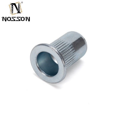 Metrische DIN Remache Tuerca Rivnut M3 M4 M5 M6 M8 M10 M12 304 roestvrij staal platte kop gekneusd draadgevoerde inzet rivetnoot