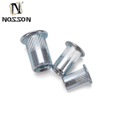 Metrische DIN Remache Tuerca Rivnut M3 M4 M5 M6 M8 M10 M12 304 roestvrij staal platte kop gekneusd draadgevoerde inzet rivetnoot