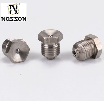 Vrouwelijke verbindingsstaal zinkgeplatte rechte vetverbinding voor gratis monster en witte kleur