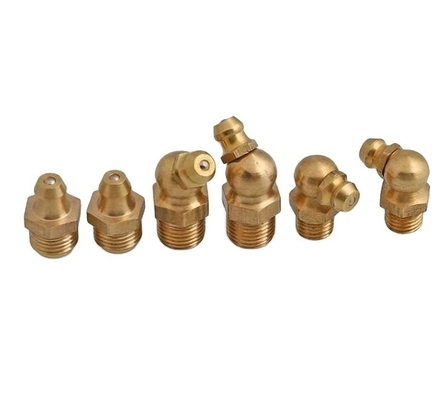 Op maat gemaakte maat Alle draad Nippel 6mm 8mm 10mm 12mm 45 90 graden Vet Fitting voor auto's Reducing Hexagon Head Code