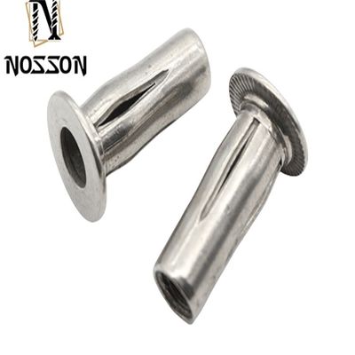 Aanpasbare DIN-standaard roestvrij staal/koolstofstaal automobielonderdelen gesloten uitbreidingsrietennoot voor gegalvaniseerde afwerking