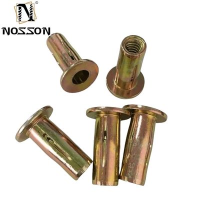 Aanpasbare DIN-standaard roestvrij staal/koolstofstaal automobielonderdelen gesloten uitbreidingsrietennoot voor gegalvaniseerde afwerking