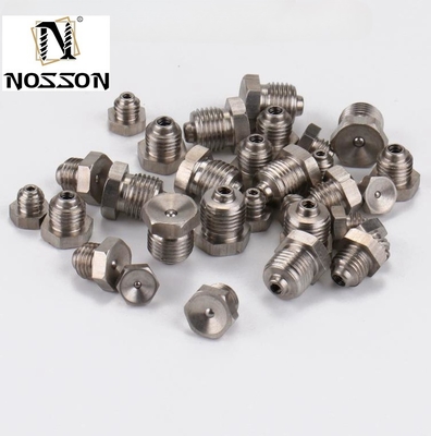 DIN-standaard M12 M10 M8 M6 1/8 1/4 roestvrij staal rechte 304 vetterige tepels NPT olie mond voor de leiding boter pistool fittings