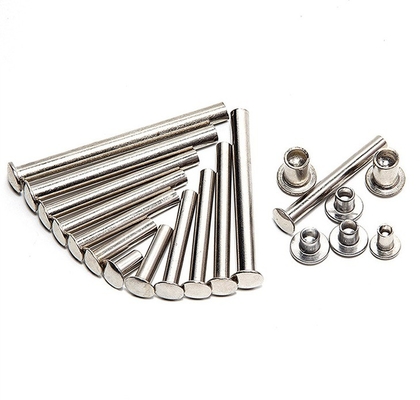 Heldere afwerking Unigrip Type Csk Open Type Double Cap Aluminium Messing Zwart Geanodiseerde Machine Roestvrij staal Blind Rivet