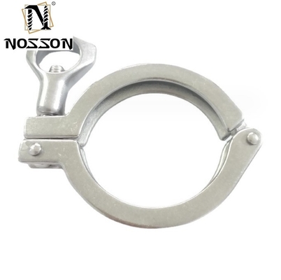 Casting Customized Support OBM 2 inch Sanitaire Pipe Clamp en Gasket voor Tri Clamp Fittings in roestvrij staal 304/316