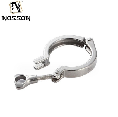 Casting Customized Support OBM 2 inch Sanitaire Pipe Clamp en Gasket voor Tri Clamp Fittings in roestvrij staal 304/316