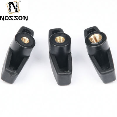 Zwarte oxide afwerking T-head plastic knop voor gemakkelijk vastklampen en strekken in de automobielindustrie