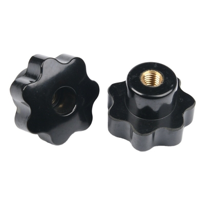M4 M16 Plastic Bakelite 5 Star Knob Handle Nuts in ZINK PLATED Finish voor chemische toepassingen in de algemene industrie