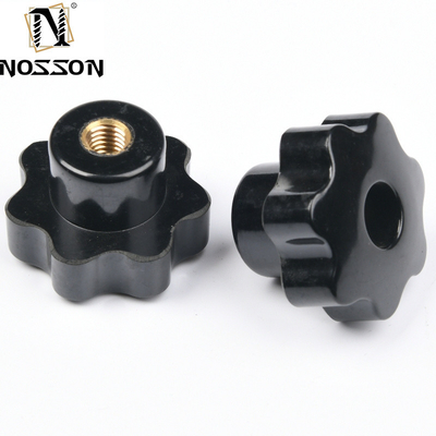 M4 M16 Plastic Bakelite 5 Star Knob Handle Nuts in ZINK PLATED Finish voor chemische toepassingen in de algemene industrie