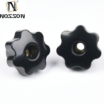 M4 M16 Plastic Bakelite 5 Star Knob Handle Nuts in ZINK PLATED Finish voor chemische toepassingen in de algemene industrie