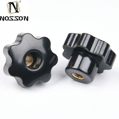 M4 M16 Plastic Bakelite 5 Star Knob Handle Nuts in ZINK PLATED Finish voor chemische toepassingen in de algemene industrie
