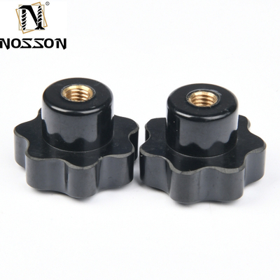 M4 M16 Plastic Bakelite 5 Star Knob Handle Nuts in ZINK PLATED Finish voor chemische toepassingen in de algemene industrie