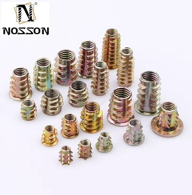 Olie- en gasindustrie Essentiële keizerlijke metingen Roestvrij staal meubilair Hout insertmoer met corrosiebestendige gegalvaniseerde coating