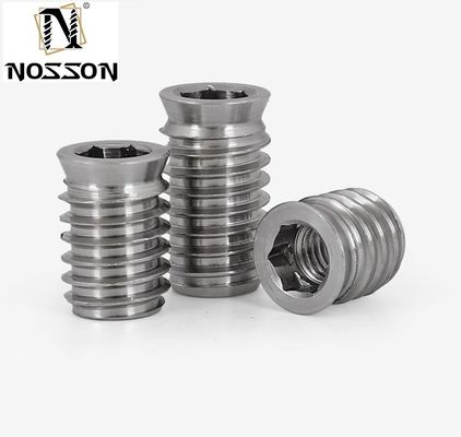 ISO-standaard chroomgeplatte roestvrij staal A2-70 DIN7965 Hex Drive Hout Invoegnoot voor toepassingen in de automobielindustrie