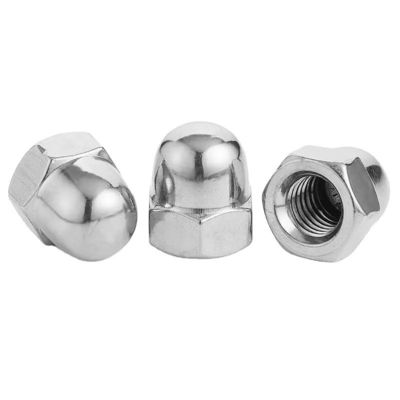 Op maat gemaakte hexagrommatische cap-moeren van roestvrij staal voor meetsysteem Imperial Inch JIS-standaard in de algemene industrie