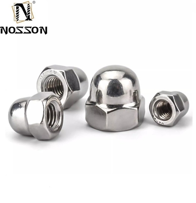 Metrisch meetsysteem 304 316 Roestvrij staal Hexagon Cap Nut M3 m4 m5 m8 DIN1587 Hex Dome Acorn Nut voor duurzame mijnbouw