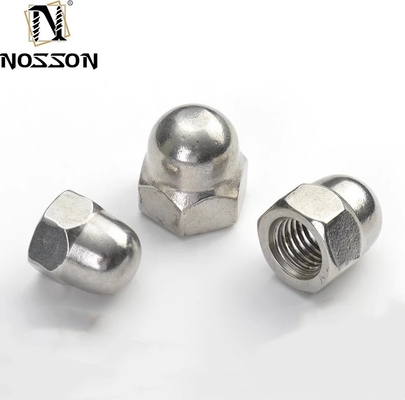 Waterbehandeling DIN Standaard Gele Bekleding Messing Afwerking Zink Flak Bekleed met Hex Cap Nut Acorn Nut met Hexagon Dome Cap