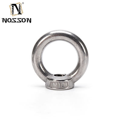 Zwarte oxide afwerking van roestvrij staal driehoekige ringen vrouwelijke oogbouten voor het tillen in ruwe draad DIN582 rigging moeren